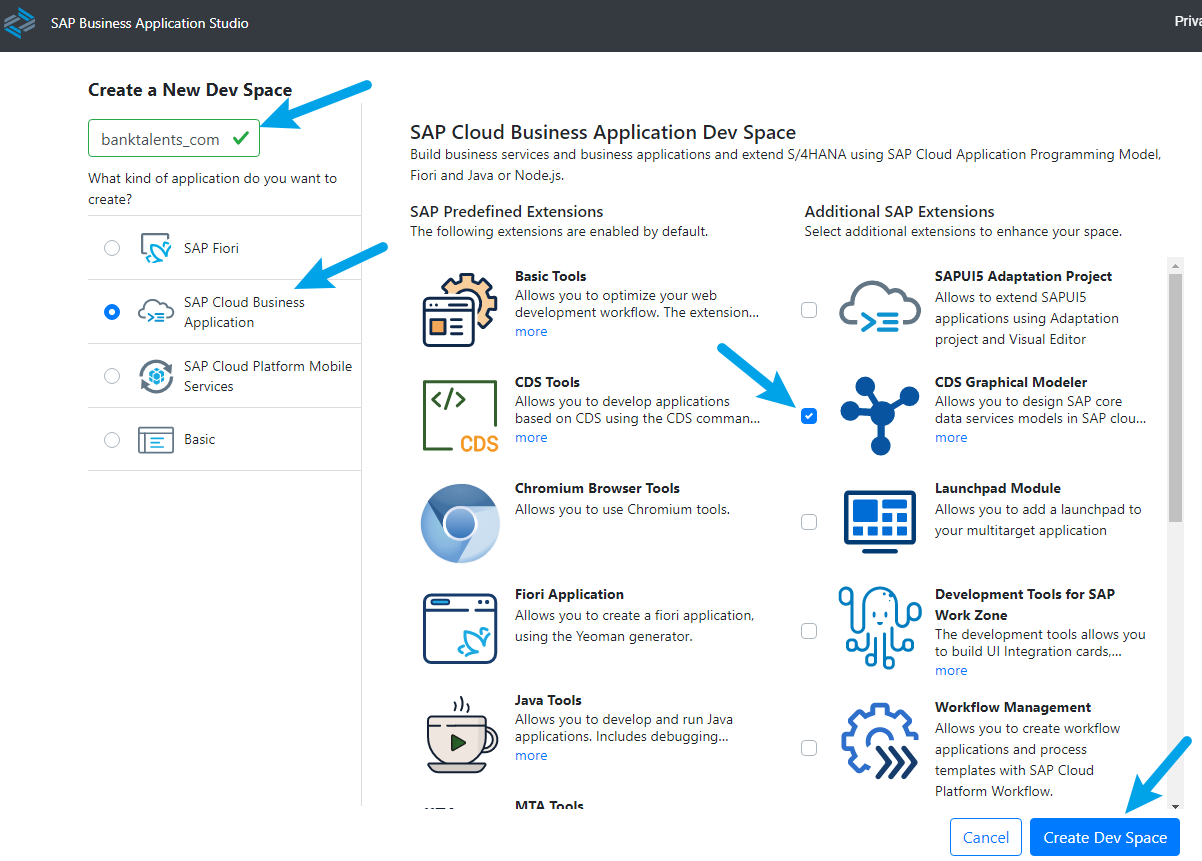 SAP Business Application Studio 06