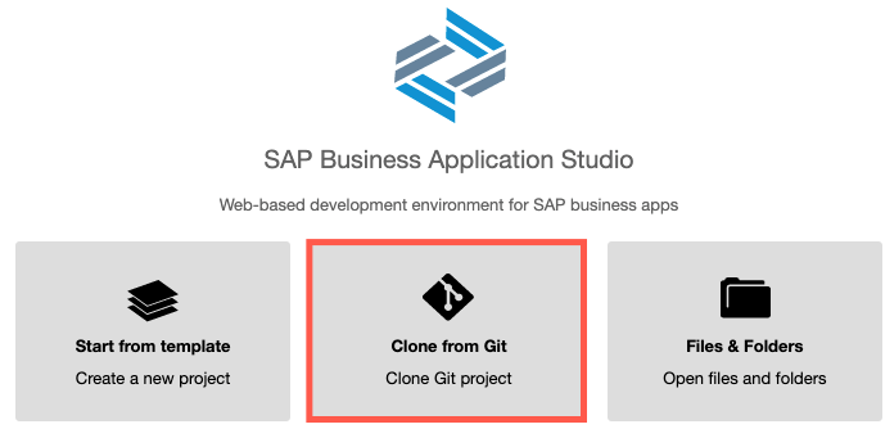 SAP Business Application Studio 01